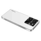 For Xiaomi Redmi K60 Ultra AG Frosted Electroplating Acrylic Phone Case(Silver White) - 1