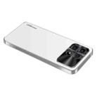 For Xiaomi Redmi K70 Ultra AG Frosted Electroplating Acrylic Phone Case(Silver White) - 1