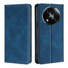 For Itel RS4 4G Skin Feel Magnetic Leather Phone Case(Blue) - 1