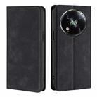 For Itel RS4 4G Skin Feel Magnetic Leather Phone Case(Black) - 1