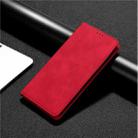 For Itel A50 4G Skin Feel Magnetic Leather Phone Case(Red) - 2
