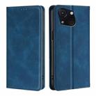 For Itel A50C 4G Skin Feel Magnetic Leather Phone Case(Blue) - 1