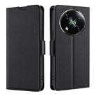 For Itel RS4 4G Ultra-thin Voltage Side Buckle Horizontal Flip Leather Phone Case(Black) - 1