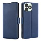 For Itel A50 4G Ultra-thin Voltage Side Buckle Horizontal Flip Leather Phone Case(Blue) - 1