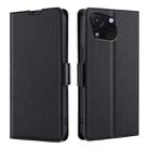 For Itel A50C 4G Ultra-thin Voltage Side Buckle Horizontal Flip Leather Phone Case(Black) - 1