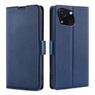 For Itel A50C 4G Ultra-thin Voltage Side Buckle Horizontal Flip Leather Phone Case(Blue) - 1