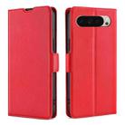 For Google Pixel 9 Ultra-thin Voltage Side Buckle Horizontal Flip Leather Phone Case(Red) - 1