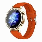 WS520 1.28 inch IP67 Sport Smart Watch, Support Bluetooth Call / Sleep / Blood Oxygen / Heart Rate / Blood Pressure Health Monitor(Gold+Orange) - 1