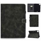 For iPad Pro 11 2024 Cowhide Texture Tablet Leather Smart Case(Grey) - 1