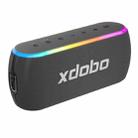 Xdobo X8 III BT5.3 IPX7 Wireless Speaker with RGB Light, Support Bluetooth/TF Card/USB/AUX(Grey) - 1