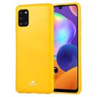 GOOSPERY JELLY Full Coverage Soft  Protective Case For Samsung Galaxy A31(Yellow) - 1