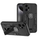 For Xiaomi Poco F5 5G Shockproof Holder Phone Case(Black) - 1