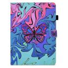 For iPad Pro 11 2024 Colored Drawing Sewing Smart Leather Tablet Case(Little Butterfly) - 2
