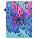 For iPad Pro 11 2024 Colored Drawing Sewing Smart Leather Tablet Case(Little Butterfly) - 3