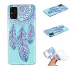 For Samsung Galaxy M31 Coloured Drawing Pattern Transparent TPU Protective Case(Windmill) - 1