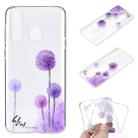For Huawei Y6p Coloured Drawing Pattern Transparent TPU Protective Case(Dandelion) - 1