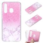 For Huawei Y6p Coloured Drawing Pattern Transparent TPU Protective Case(Marble) - 1