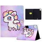 For iPad Pro 11 2024 Colored Drawing Smart Leather Tablet Case(Colored Pony) - 1