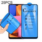 For Samsung Galaxy A20s 25 PCS 2.5D Full Glue Full Cover Ceramics Film - 1