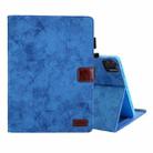 For iPad Pro 11 2024 Cloth Texture Leather Tablet Case(Blue) - 1