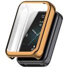 For Honor Band 9 Full Coverage TPU Electroplated Watch Protective Case(Rose Gold) - 1