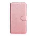 For OPPO Reno4 5G Classic Calf Texture PU + TPU Horizontal Flip Leather Case, with Holder & Card Slots & Wallet(Rose Gold) - 1