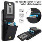 For Samsung Galaxy S25+ 5G YM015 Crossbody Rhombic Card Bag RFID Phone Case(Black) - 3