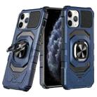 For iPhone 11 Pro Magnetic Ring Holder Phone Case(Blue) - 1