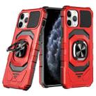 For iPhone 11 Pro Max Magnetic Ring Holder Phone Case(Red) - 1