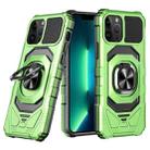 For iPhone 13 Pro Max Magnetic Ring Holder Phone Case(Green) - 1