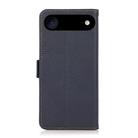 For iPhone 17 Air KHAZNEH Side-Magnetic Litchi Genuine Leather RFID Case(Blue) - 3