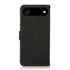 For iPhone 17 Air KHAZNEH Custer Genuine Leather RFID Phone Case(Black) - 3