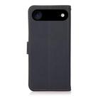 For iPhone 17 Air KHAZNEH Custer Genuine Leather RFID Phone Case(Blue) - 3