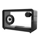 M8 Simple Fashion Transparent Bluetooth Speaker Subwoofer with Ambient Light(Black) - 1