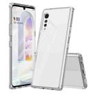 For LG Velvet Shockproof Scratchproof TPU + Acrylic Protective Case(Transparent) - 1