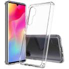 For Xiaomi Mi Note 10 Lite Shockproof Scratchproof TPU + Acrylic Protective Case(Transparent) - 1