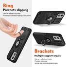 For Motorola Moto E14 Camshield Ring Holder Phone Case(Black) - 2