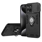 For Motorola Edge 60 Fusion Camshield Ring Holder Phone Case(Black) - 1