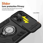 For Motorola Edge 60 Fusion Camshield Ring Holder Phone Case(Black) - 2