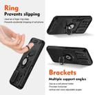 For OPPO A16 Camshield Ring Holder Phone Case(Black) - 2