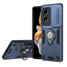 For OPPO A59 5G Camshield Ring Holder Phone Case(Royal Blue) - 1