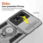 For OPPO A59 5G Camshield Ring Holder Phone Case(Grey) - 3