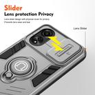 For OPPO A78 4G Camshield Ring Holder Phone Case(Grey) - 3