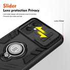 For OPPO Reno8 Z / F21 Pro 5G Camshield Ring Holder Phone Case(Black) - 3