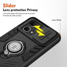 For OPPO Reno8 4G / Reno7 4G / F21 Pro 4G Camshield Ring Holder Phone Case(Black) - 3