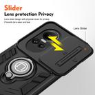 For OPPO Reno10 5G / Reno10 Pro 5G Camshield Ring Holder Phone Case(Black) - 3