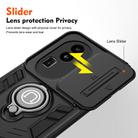 For OPPO Reno10 Pro+ 5G Camshield Ring Holder Phone Case(Black) - 3