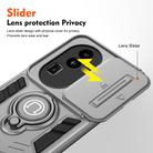 For OPPO Reno10 Pro+ 5G Camshield Ring Holder Phone Case(Grey) - 3