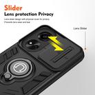 For OPPO A78 5G / A58 5G Camshield Ring Holder Phone Case(Black) - 3