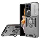 For vivo V30 / V30 Pro Camshield Ring Holder Phone Case(Grey) - 1